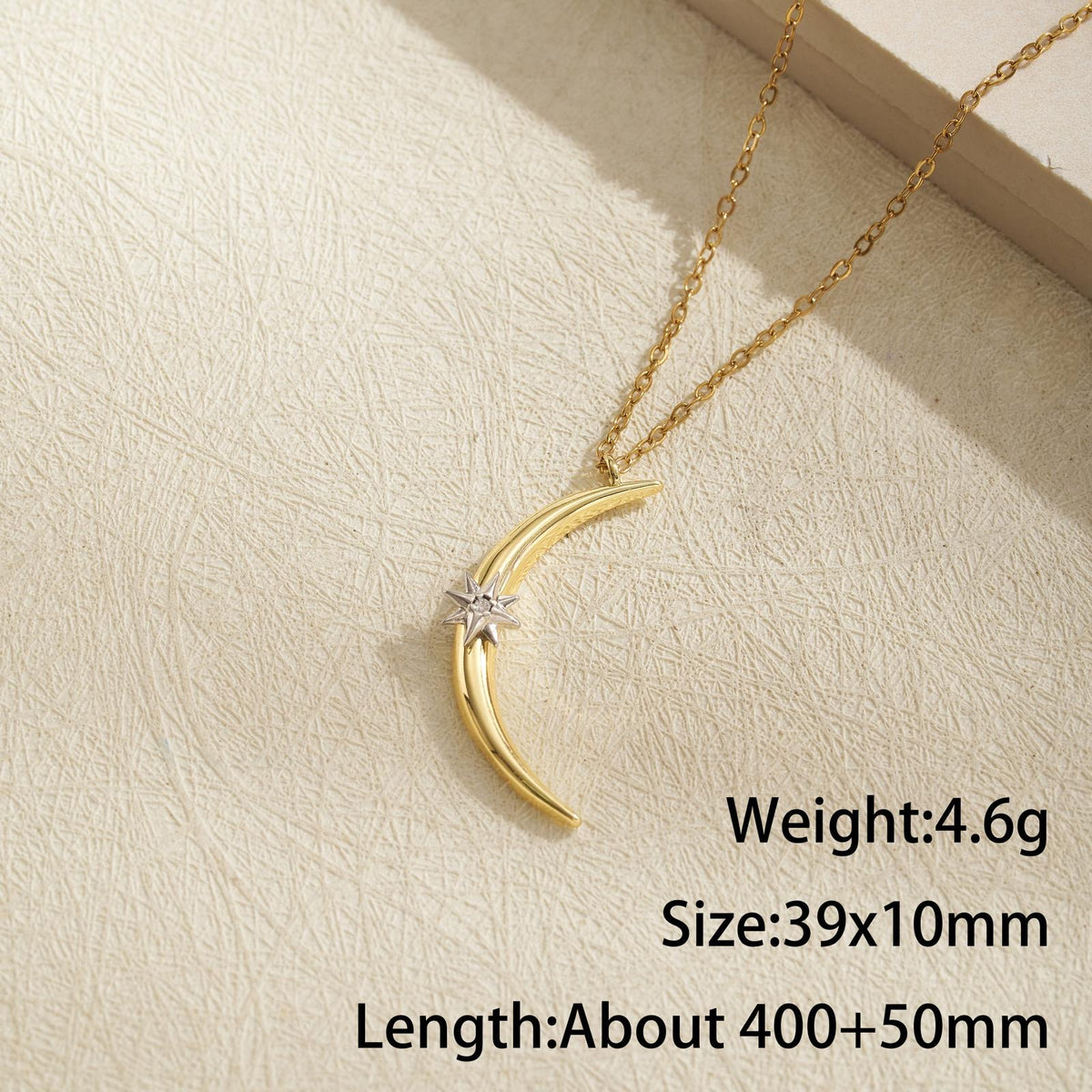 Moon Star Necklace