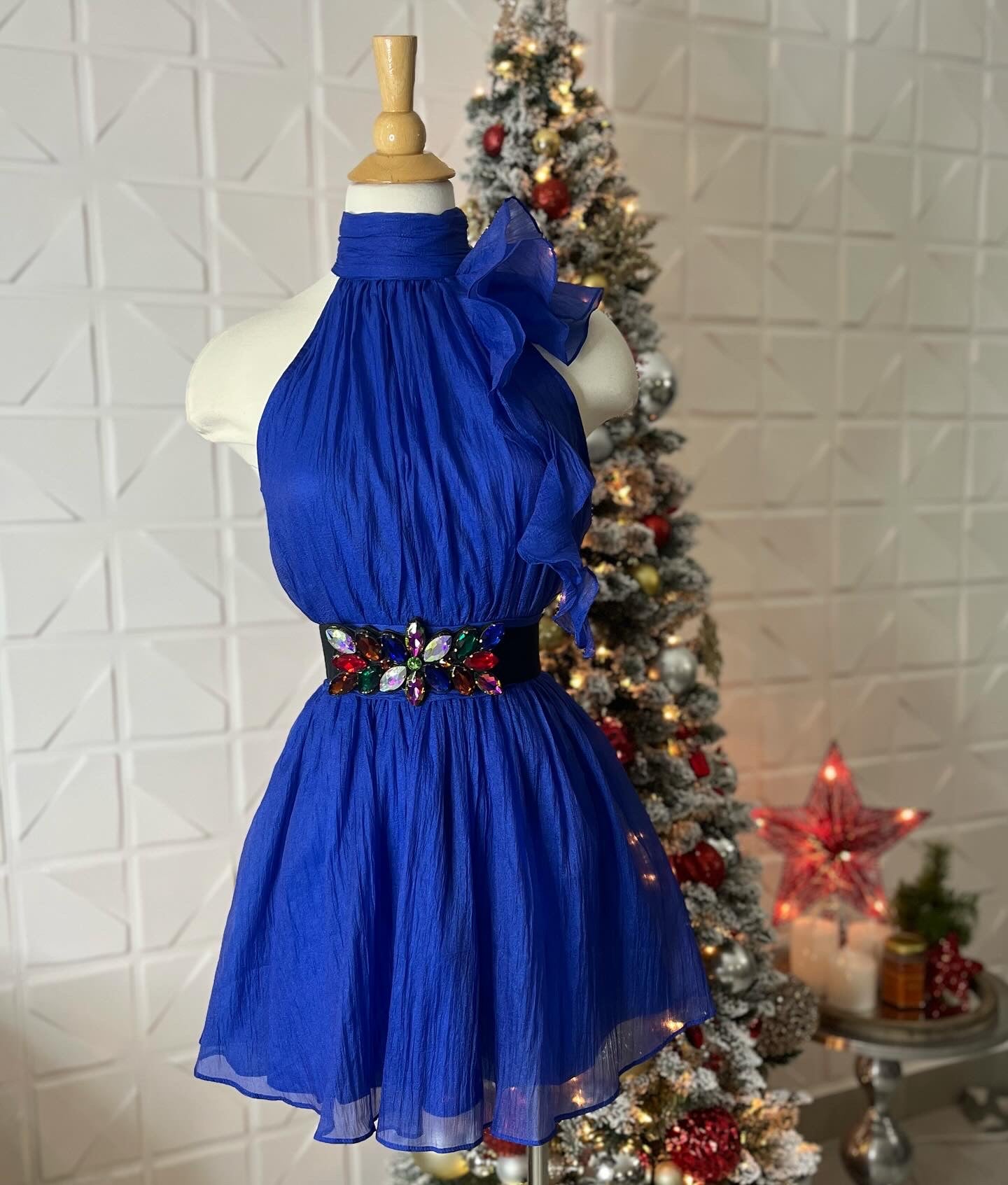 High Neck Dress