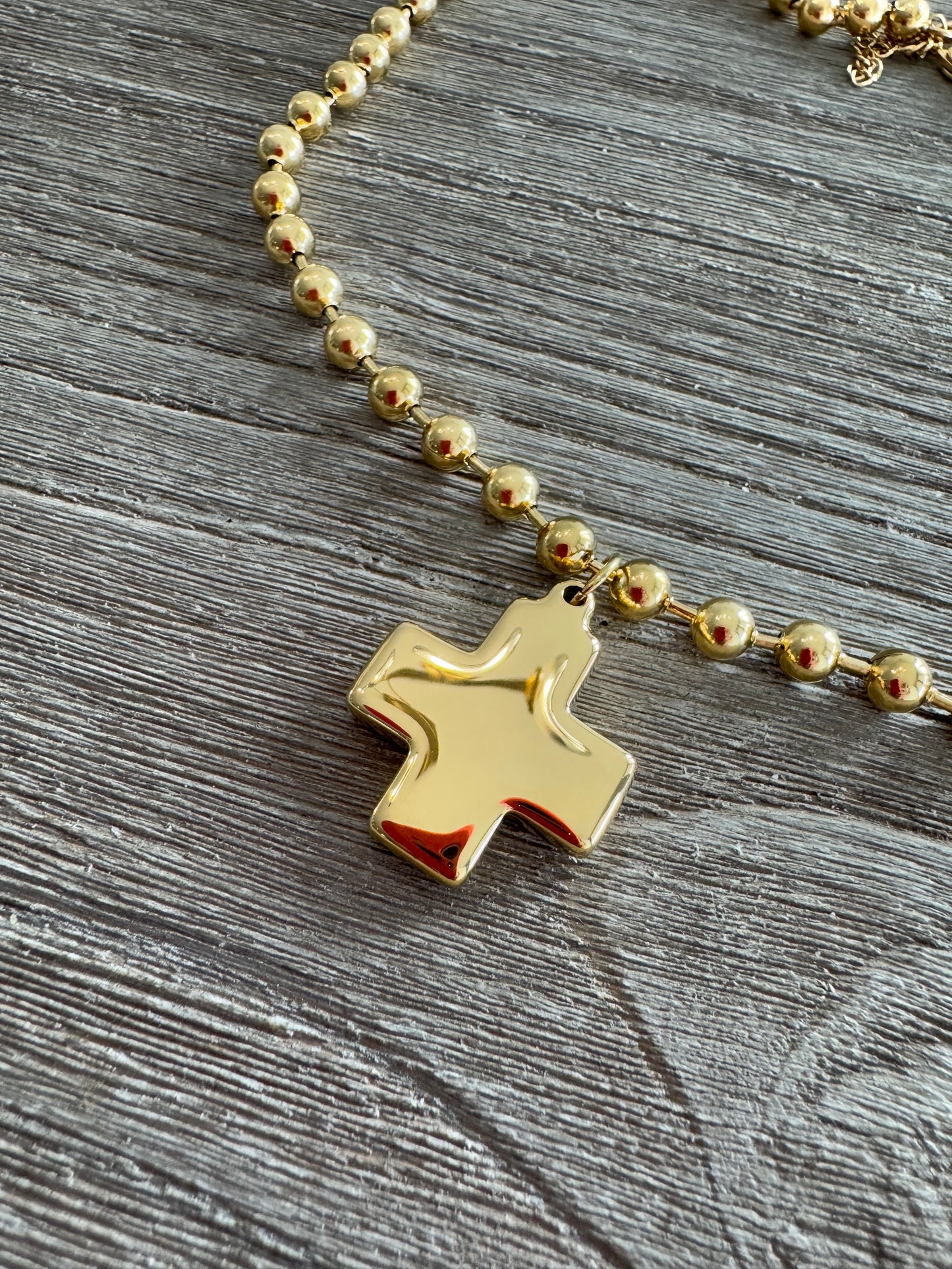 Golden Cross Necklace
