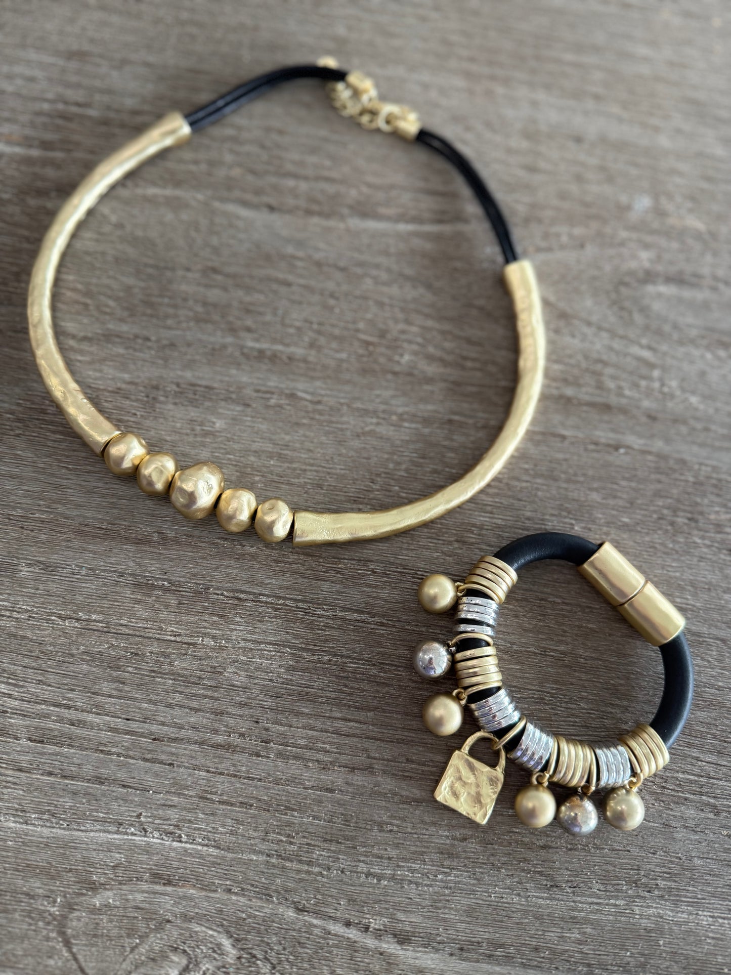 Padlock Two Tone Bracelet