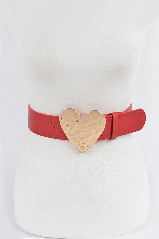 Heart Buckle Belt