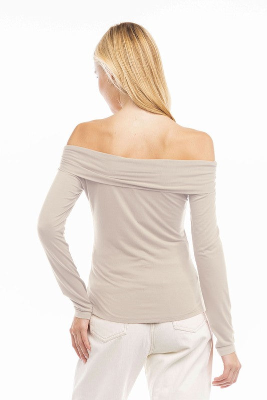Off Shoulder Knot Blouse