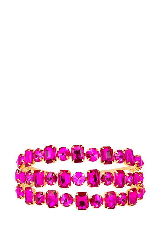 Rhinestone Triple Metal HeadBand (Pick Color)