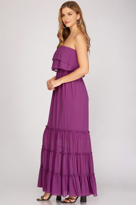 Strapless Maxi Dress