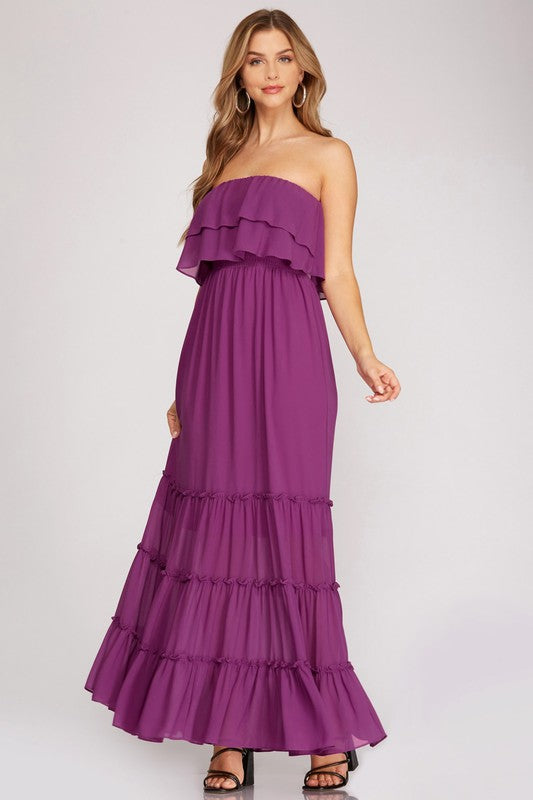 Strapless Maxi Dress
