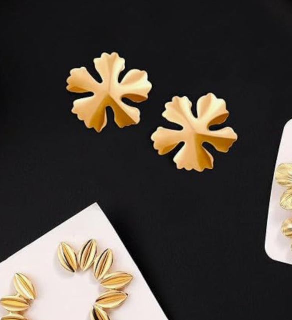 Gold Statement Earrings