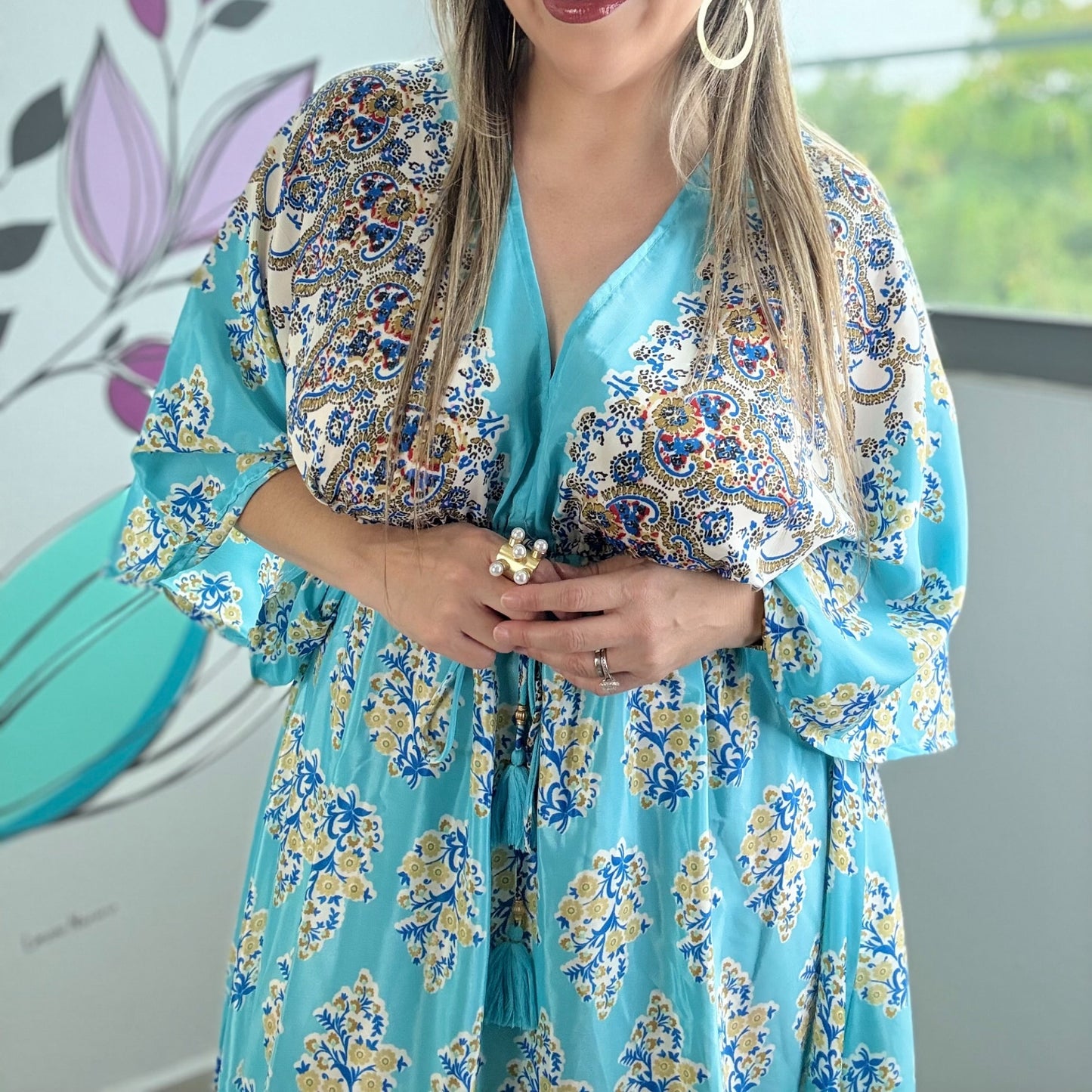 One Size Boho Maxi Dress