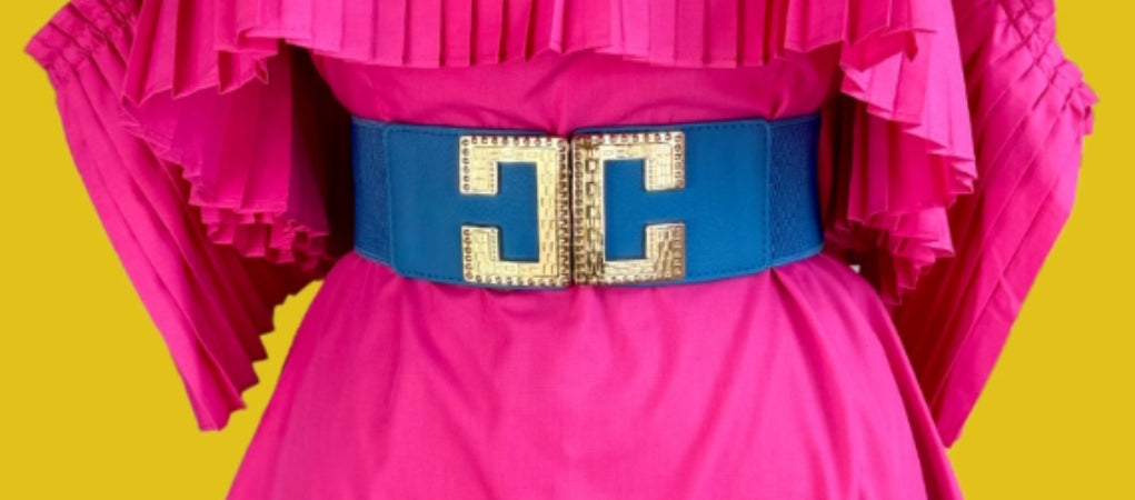 Gold CC Buckle Belt