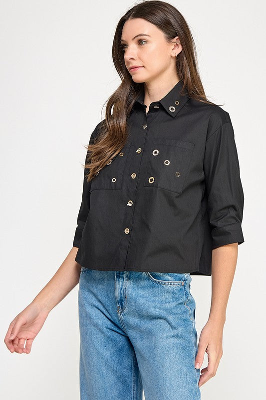 Ring Claps Button Shirt