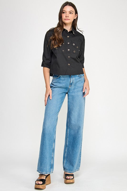 Ring Claps Button Shirt