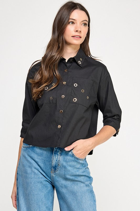 Ring Claps Button Shirt