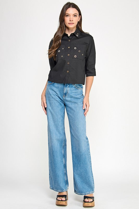Ring Claps Button Shirt