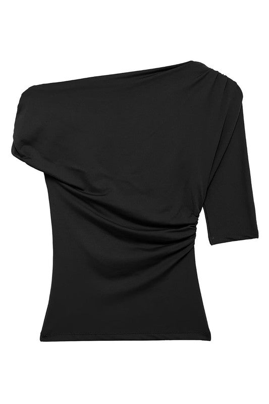 Asymmetric Metal Ring Top