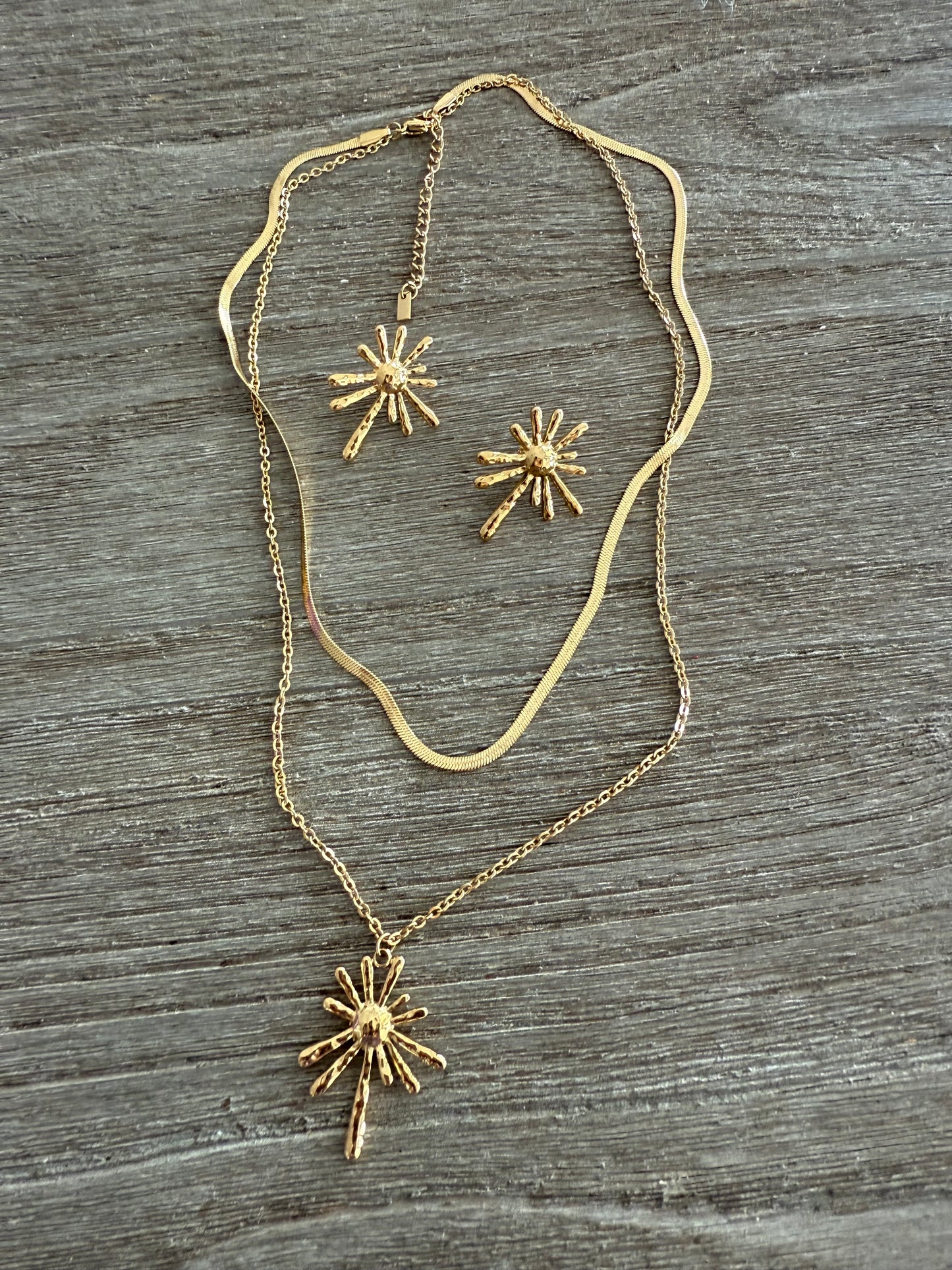 Necklace & Earrings SS Set
