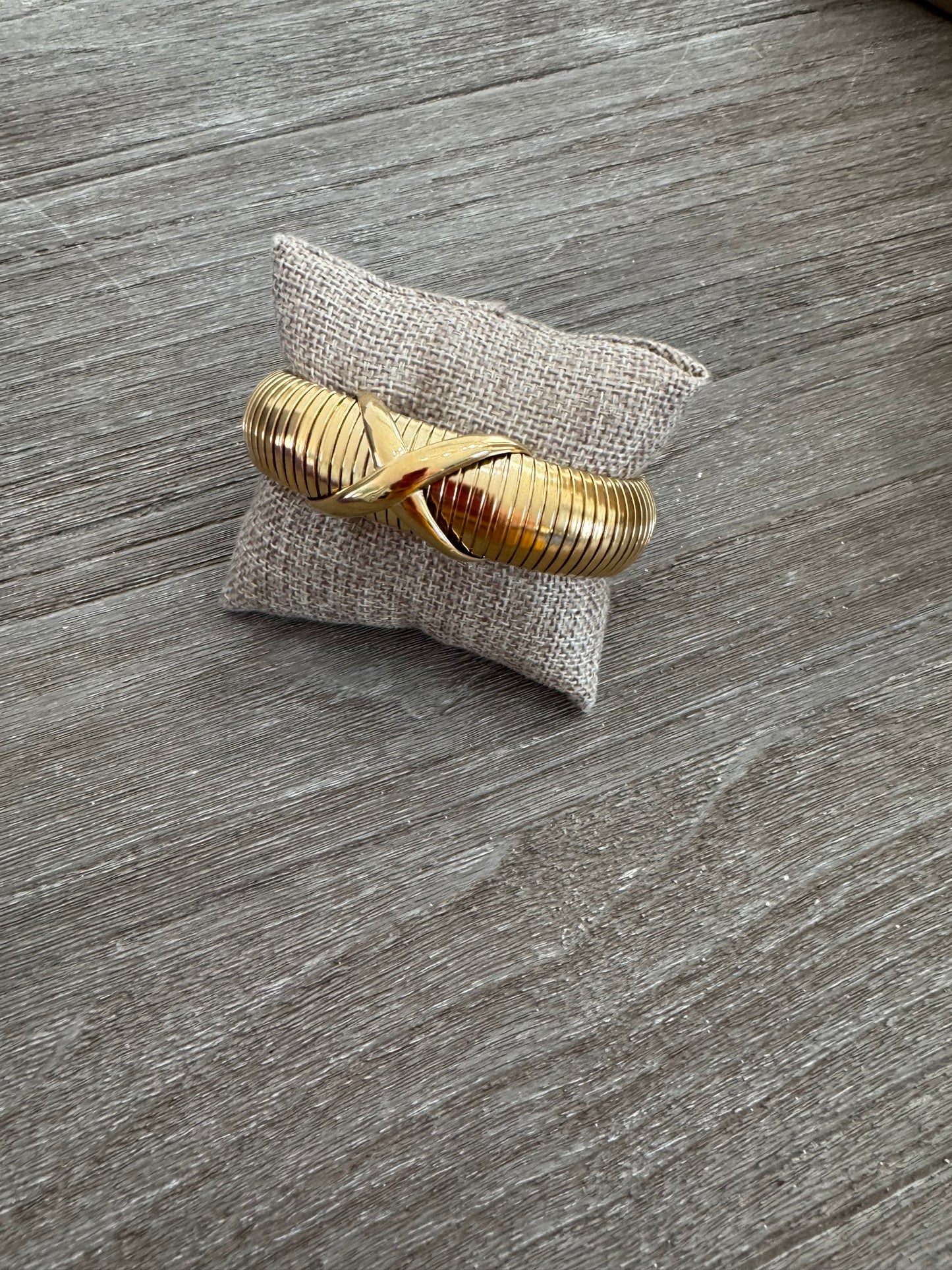 Elastic x Gold Bracelet