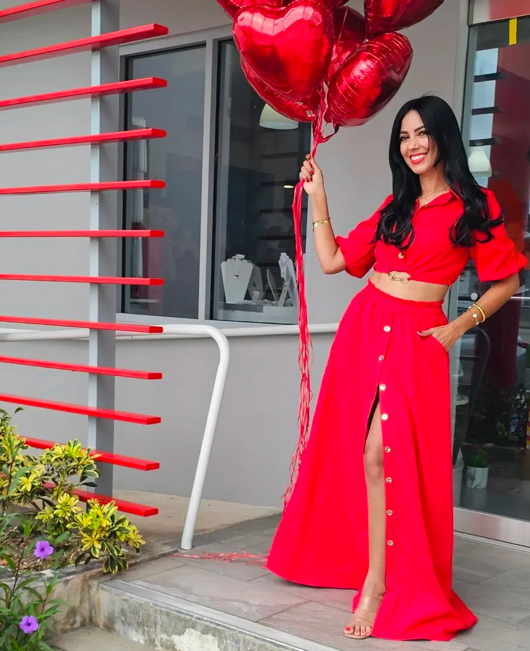 Top & Maxi Skirt Set