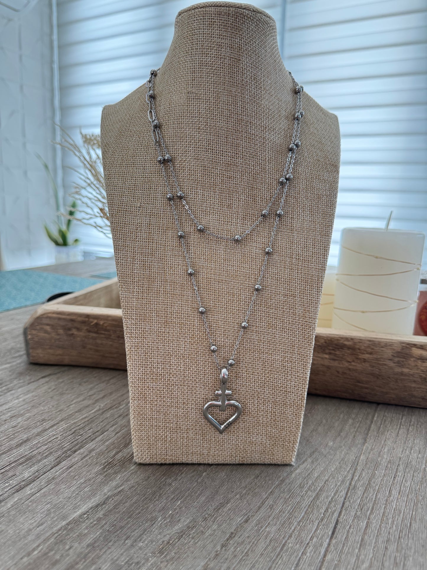 Designer Inspired Heart Necklace