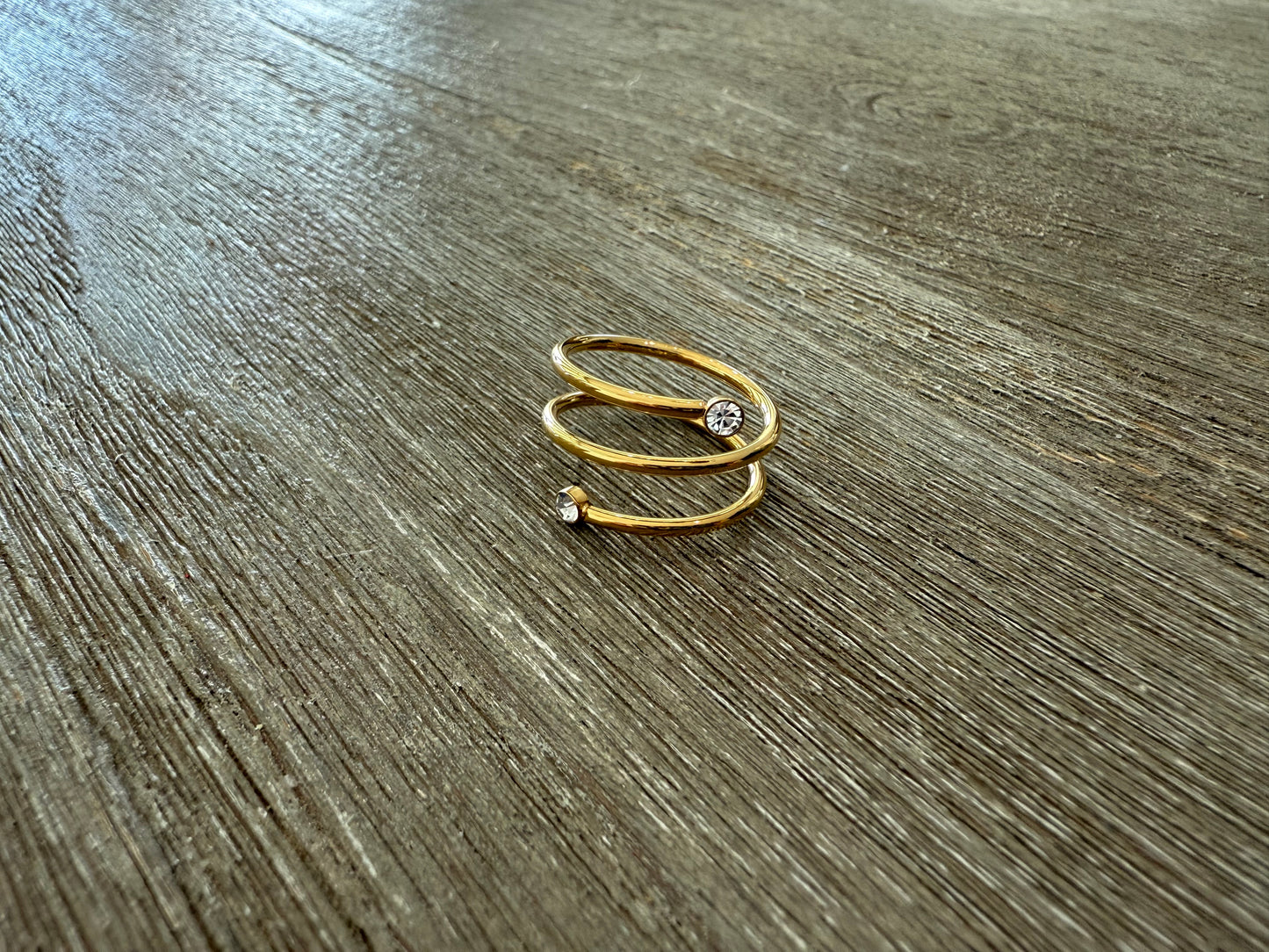 Serpent Shape 18K Ring