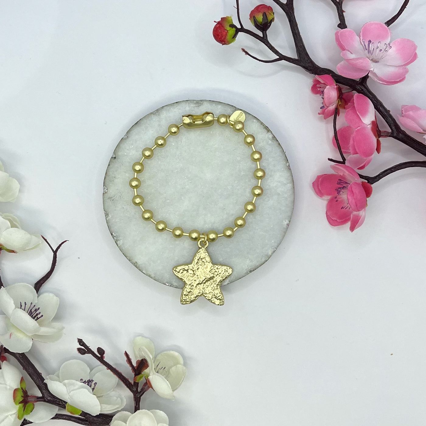 Hanging Star Gold Turkish Bracelet