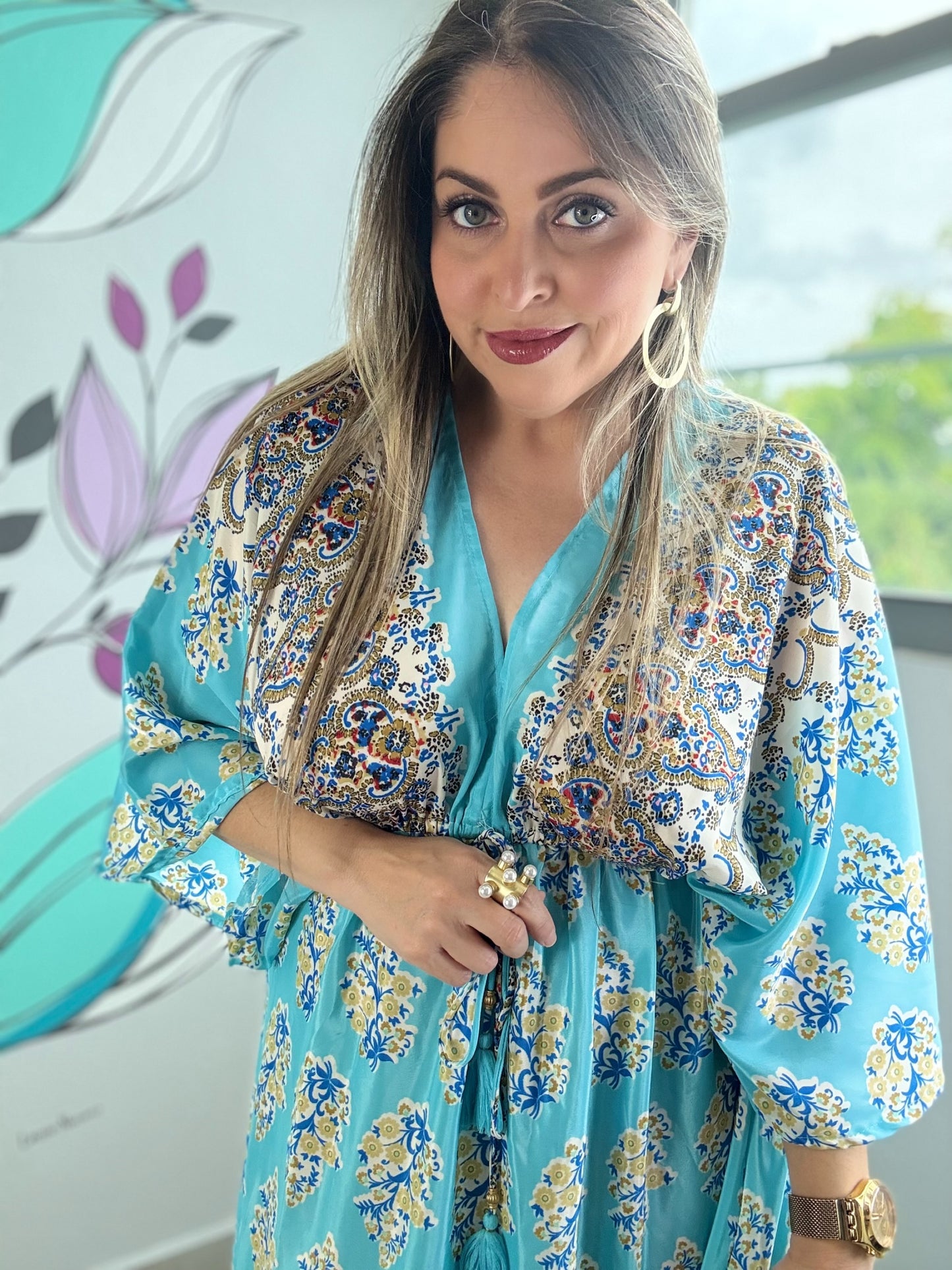 One Size Boho Maxi Dress