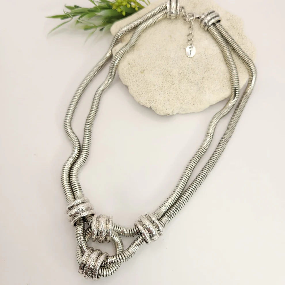 Hittite Silver Necklace