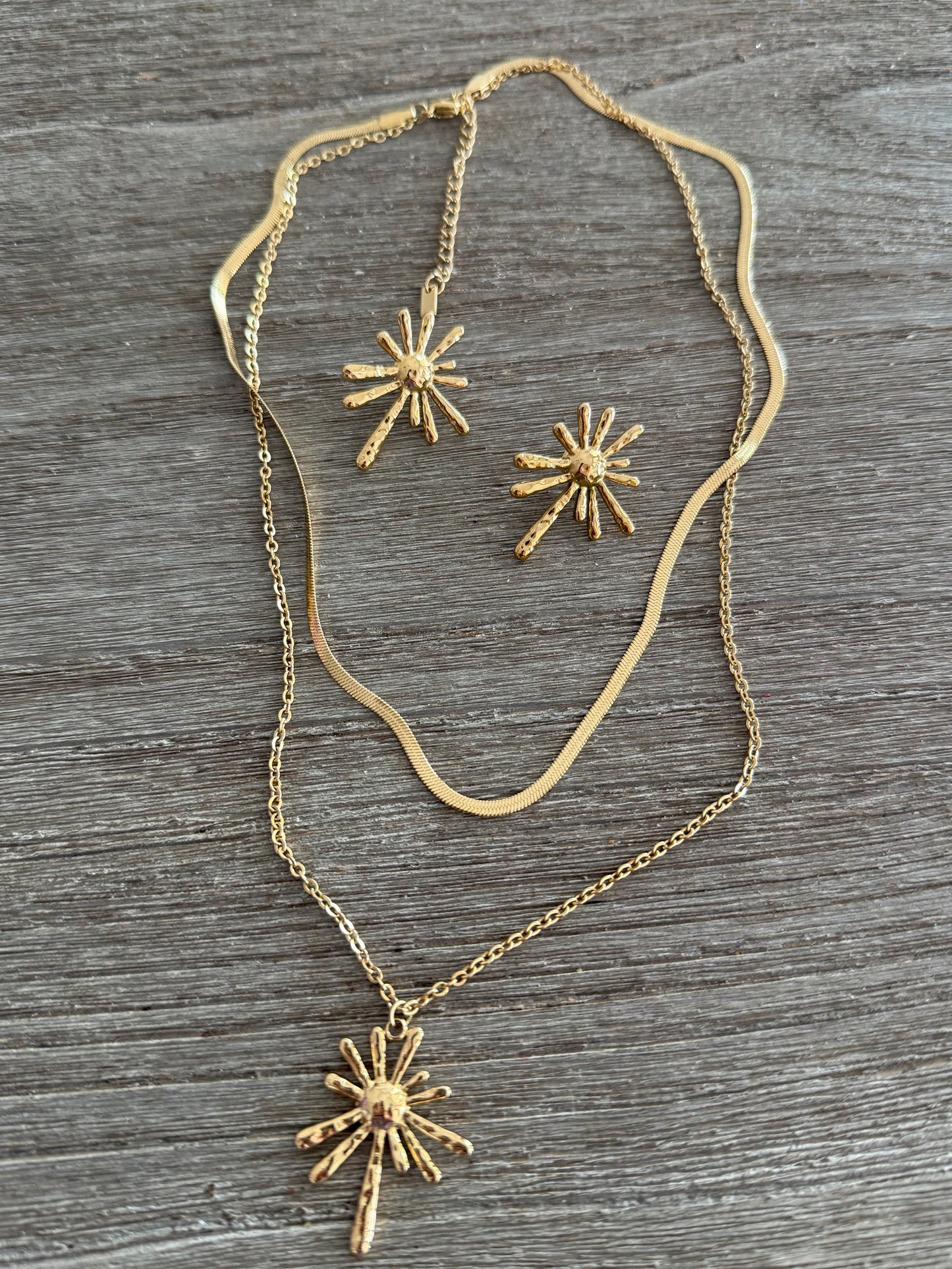 Necklace & Earrings SS Set