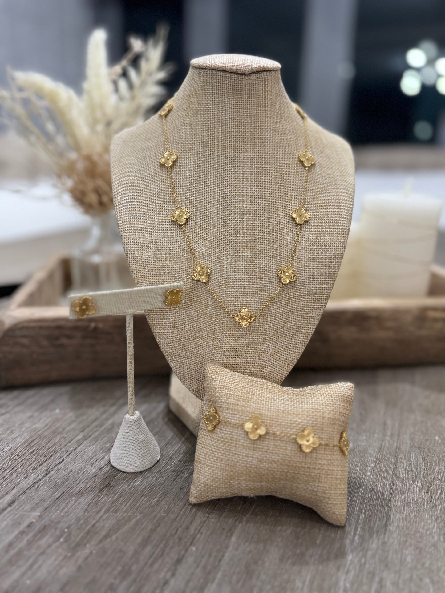 Designer Inspired 3 SS Necklace Set