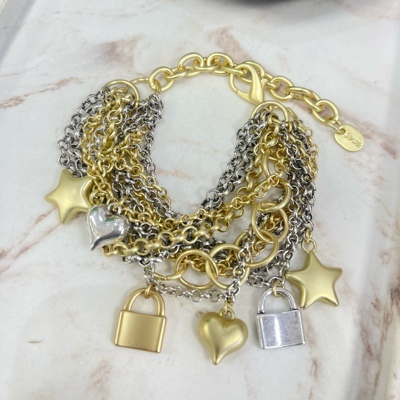 Trendy Two Tone Turkish Bracelet