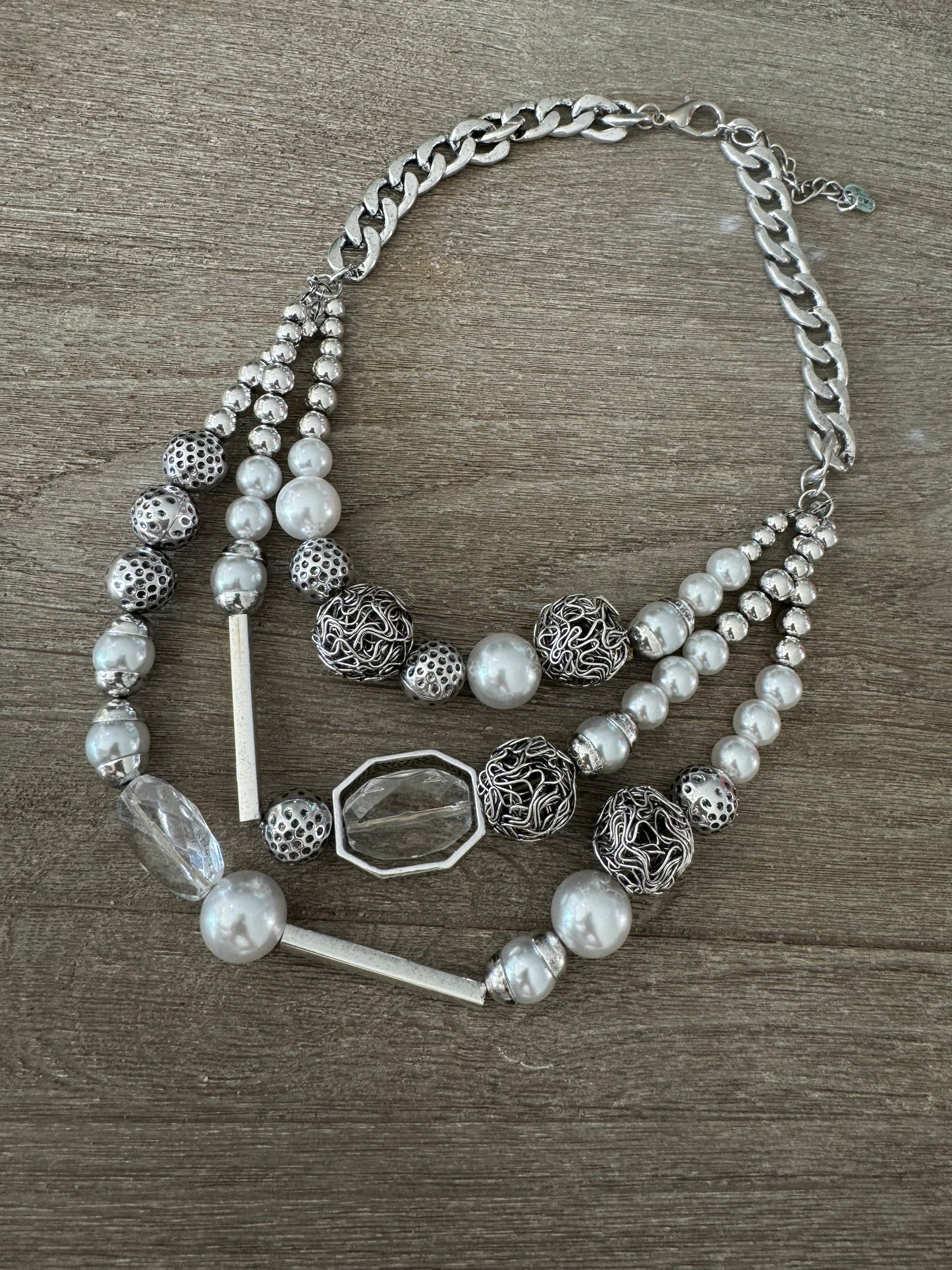 Three Layer Tube Turkish Necklace
