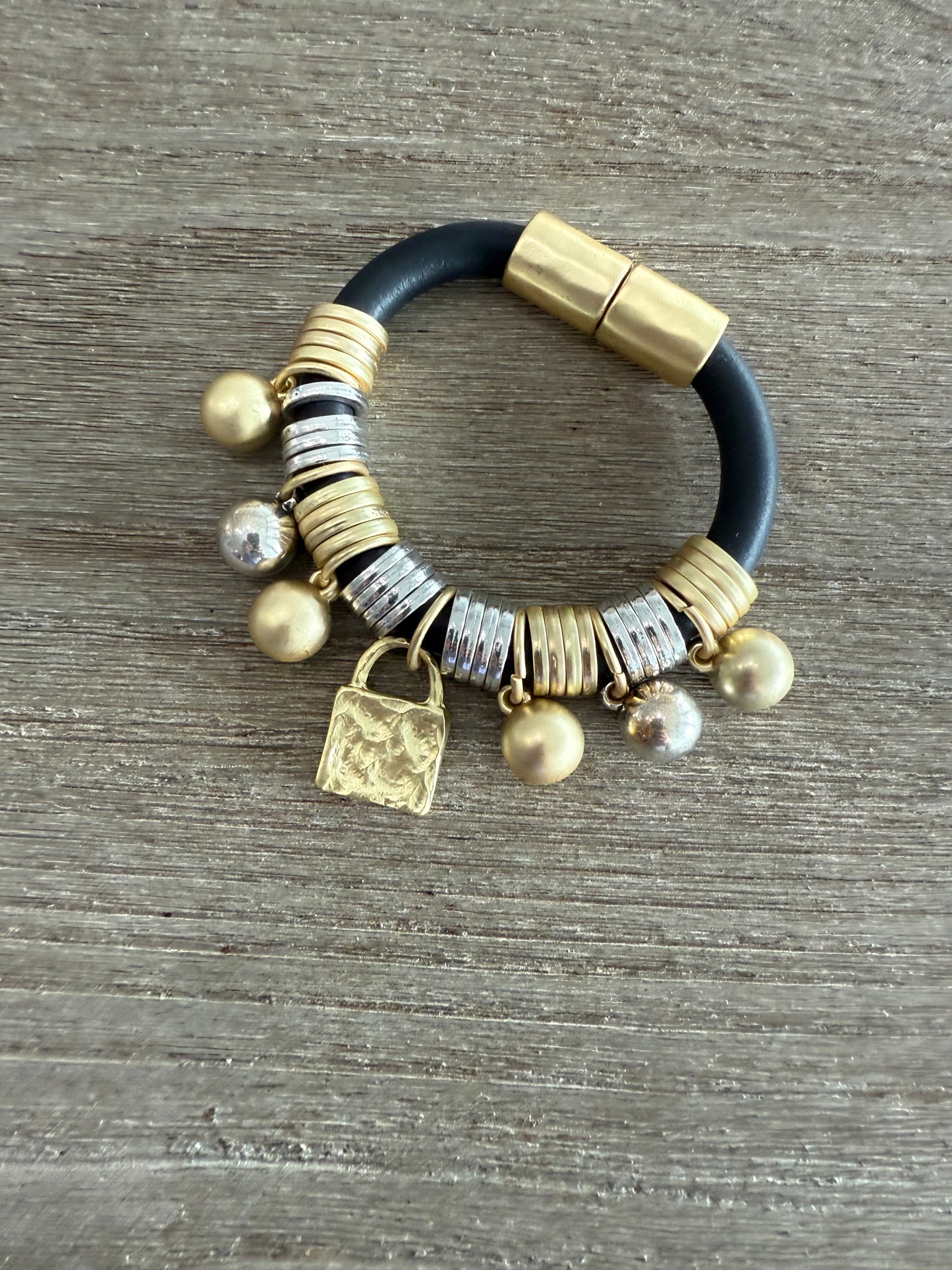 Padlock Two Tone Bracelet