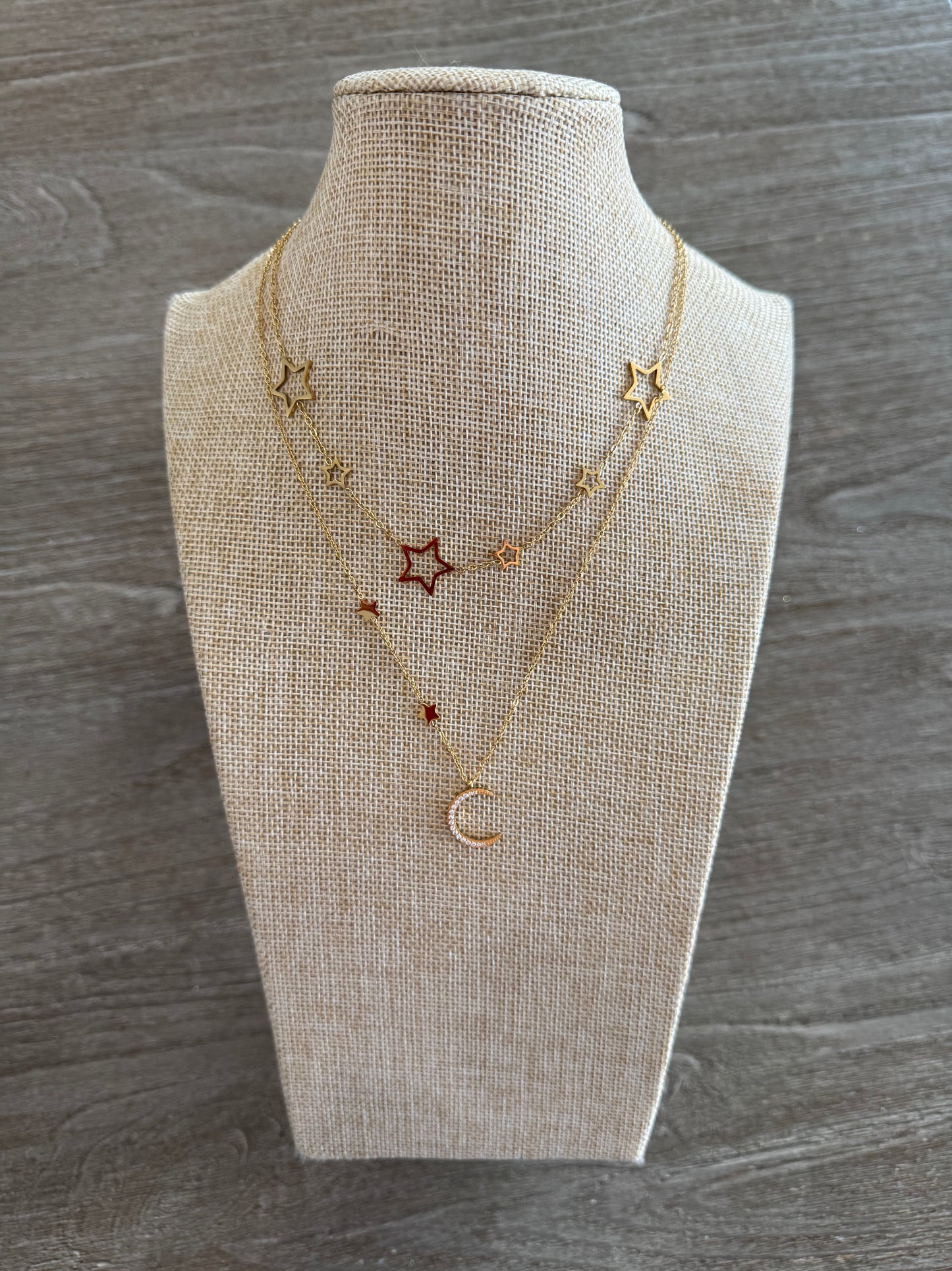 Stars SS Necklace