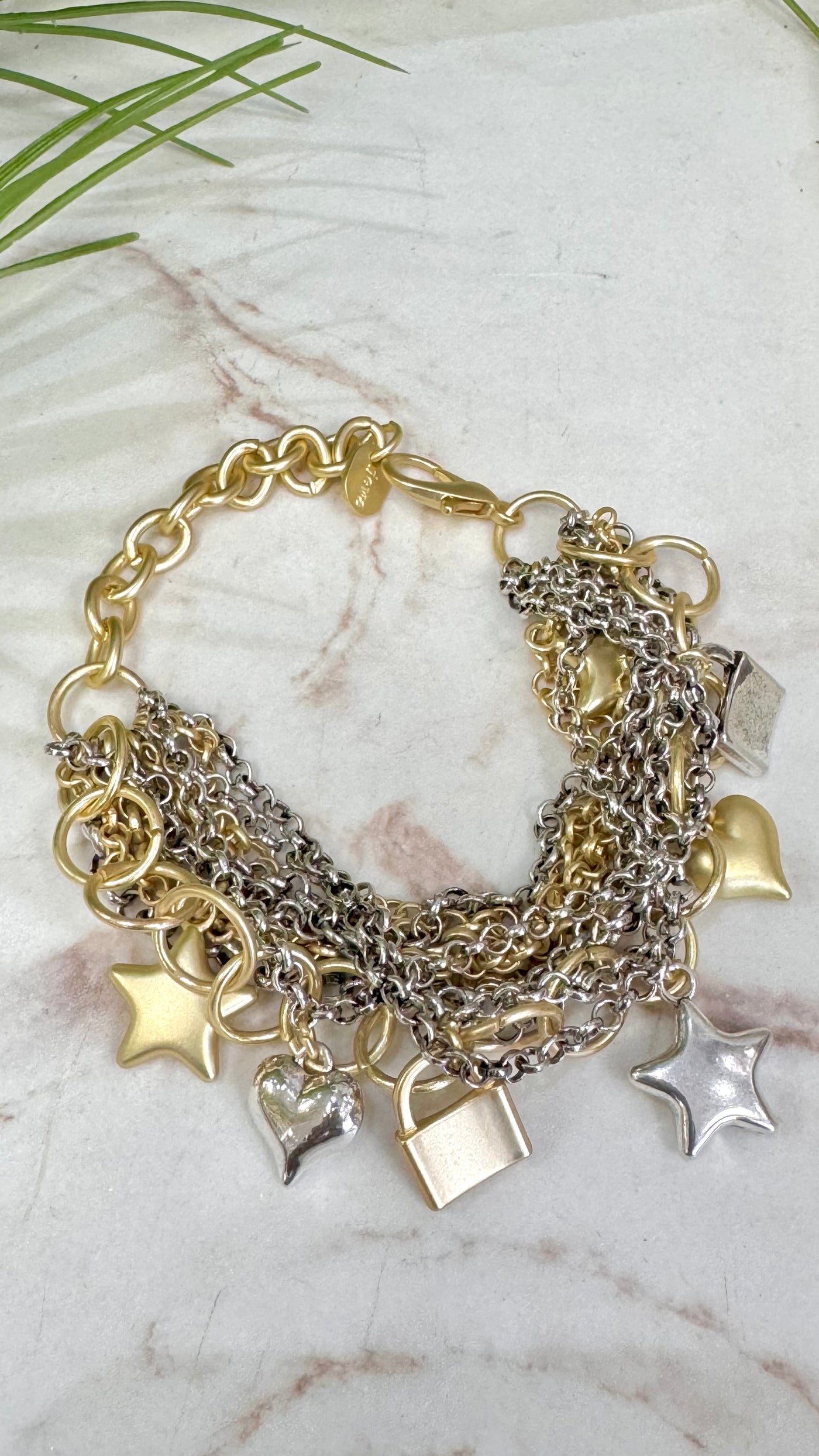 Trendy Two Tone Turkish Bracelet