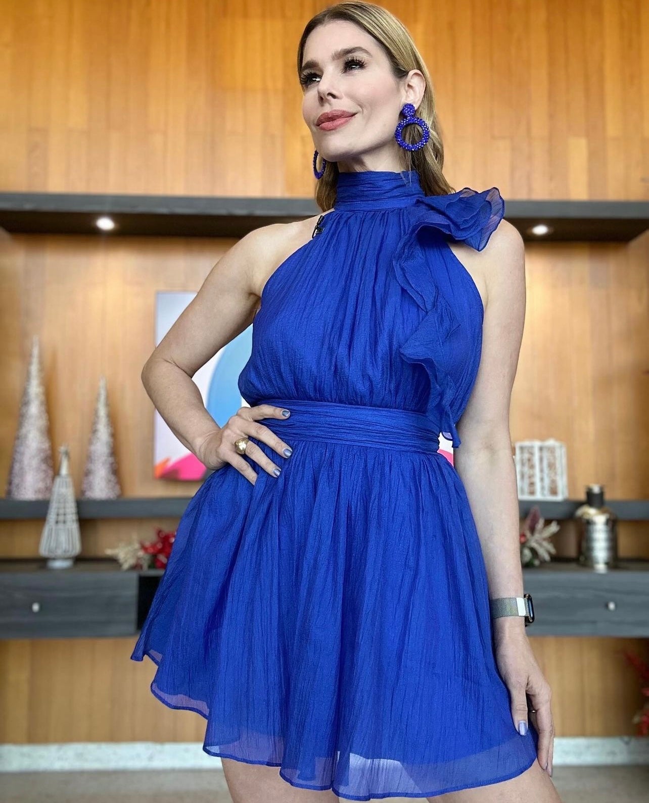 High Neck Dress