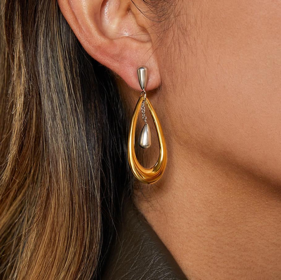 Two Tones Earrings