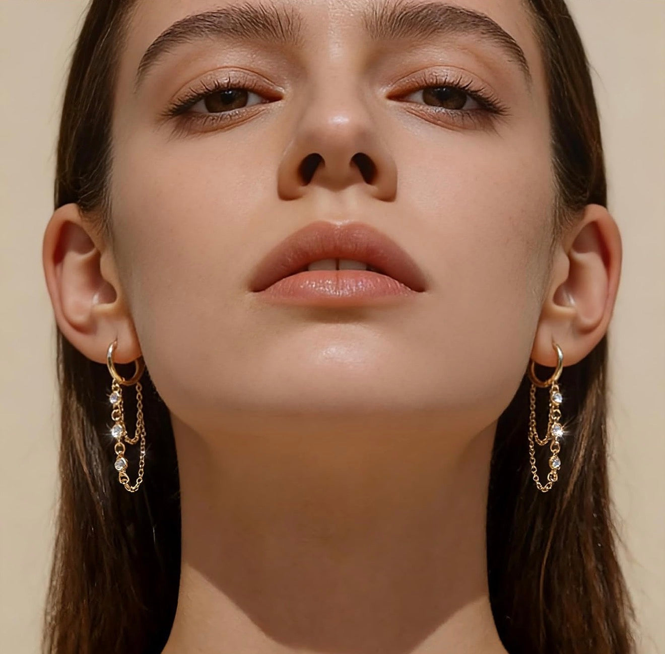 Chain Hoop Earrings