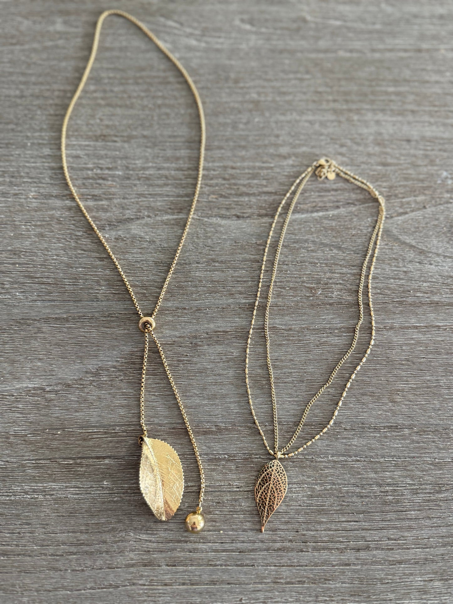 Leave Adjustable Necklace