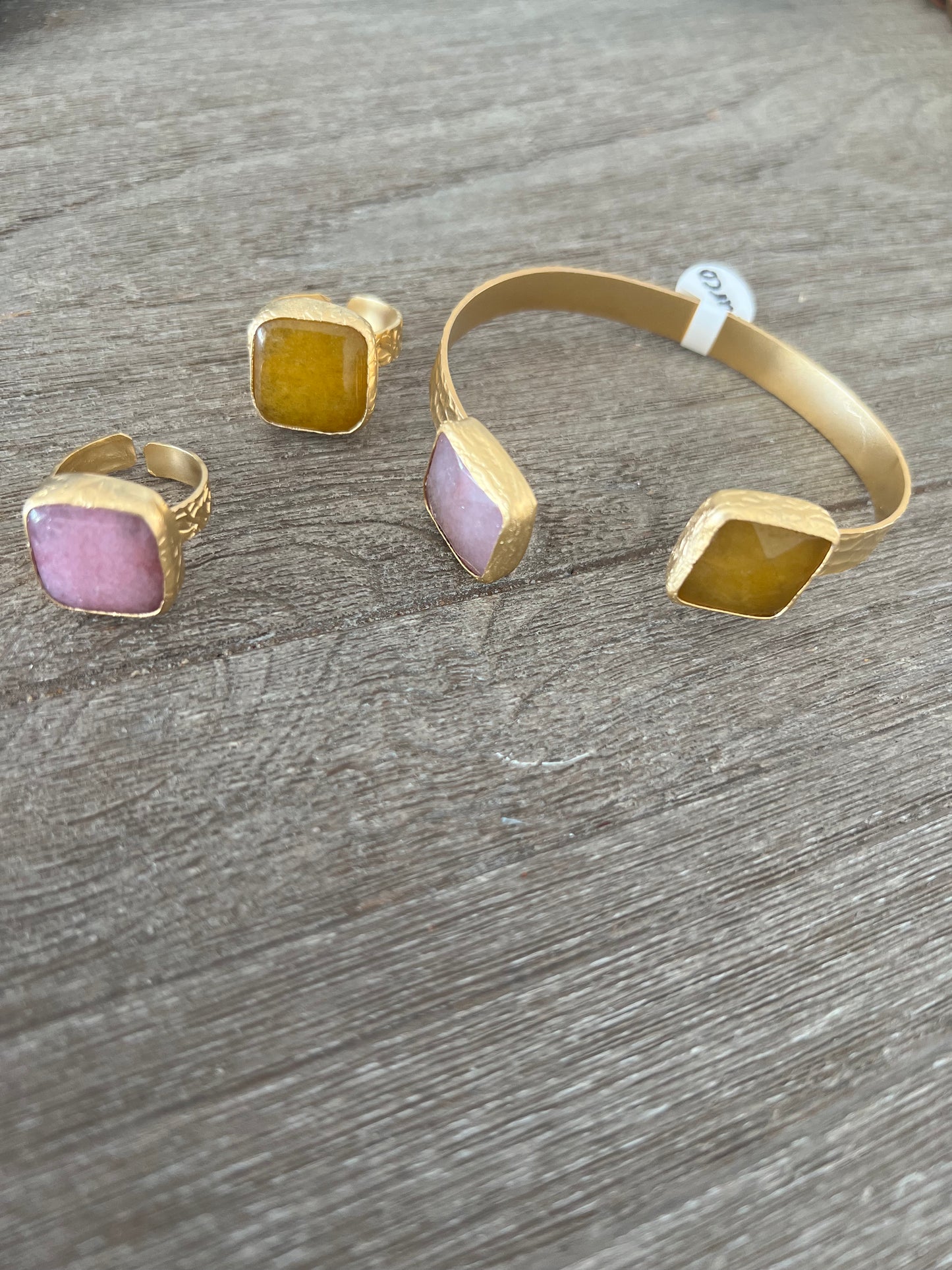 Pink & Mustard Turkish Bracelet