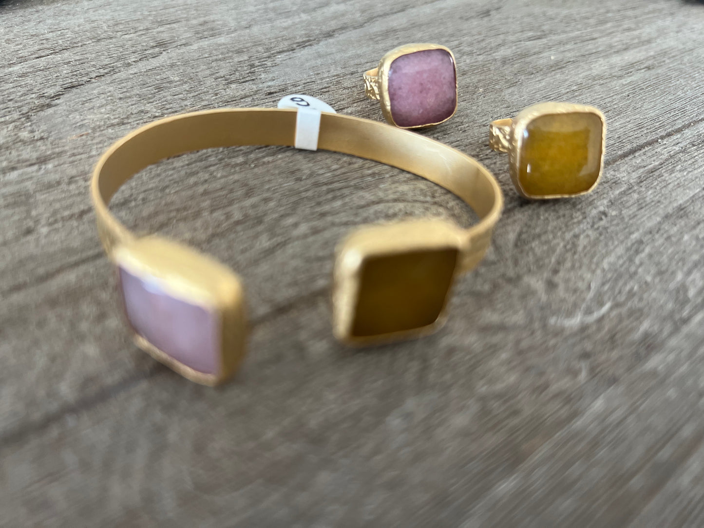 Pink & Mustard Turkish Bracelet