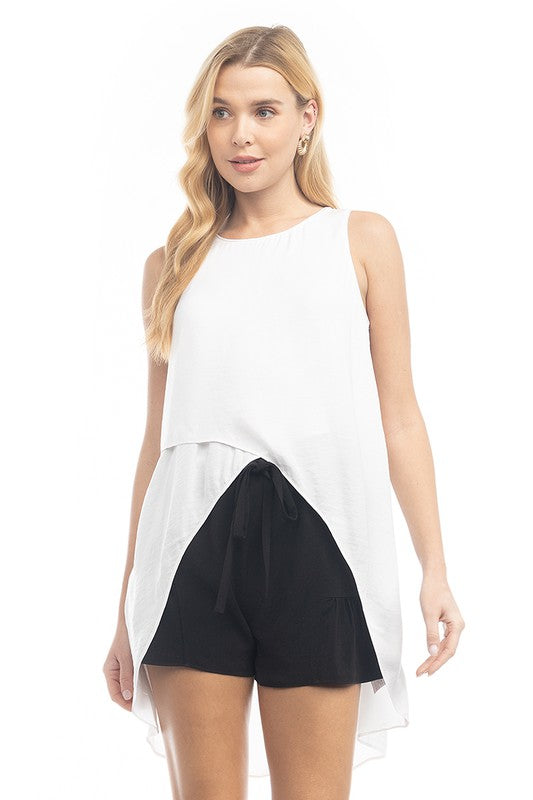 Hi Low Crew Top (Pick Color)