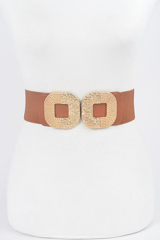 Double Buckle Elastic Belt