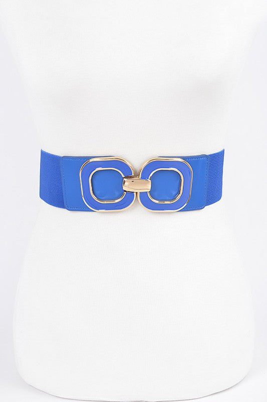 Multi Metal Buckle Elastic Belt