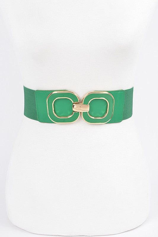 Multi Metal Buckle Elastic Belt