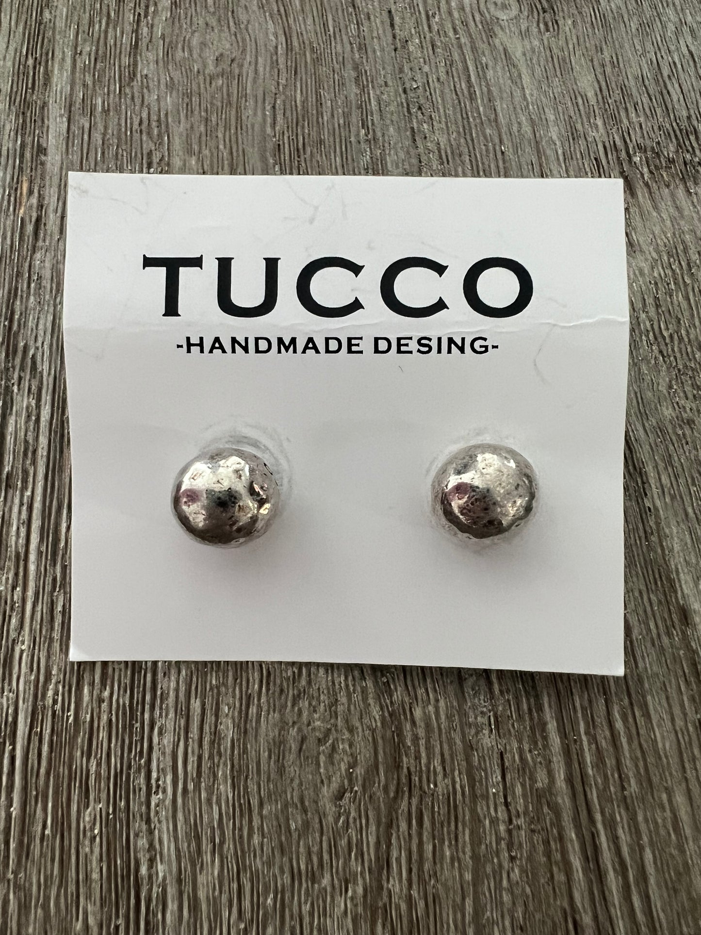 Tucco Ball Silver Earrings