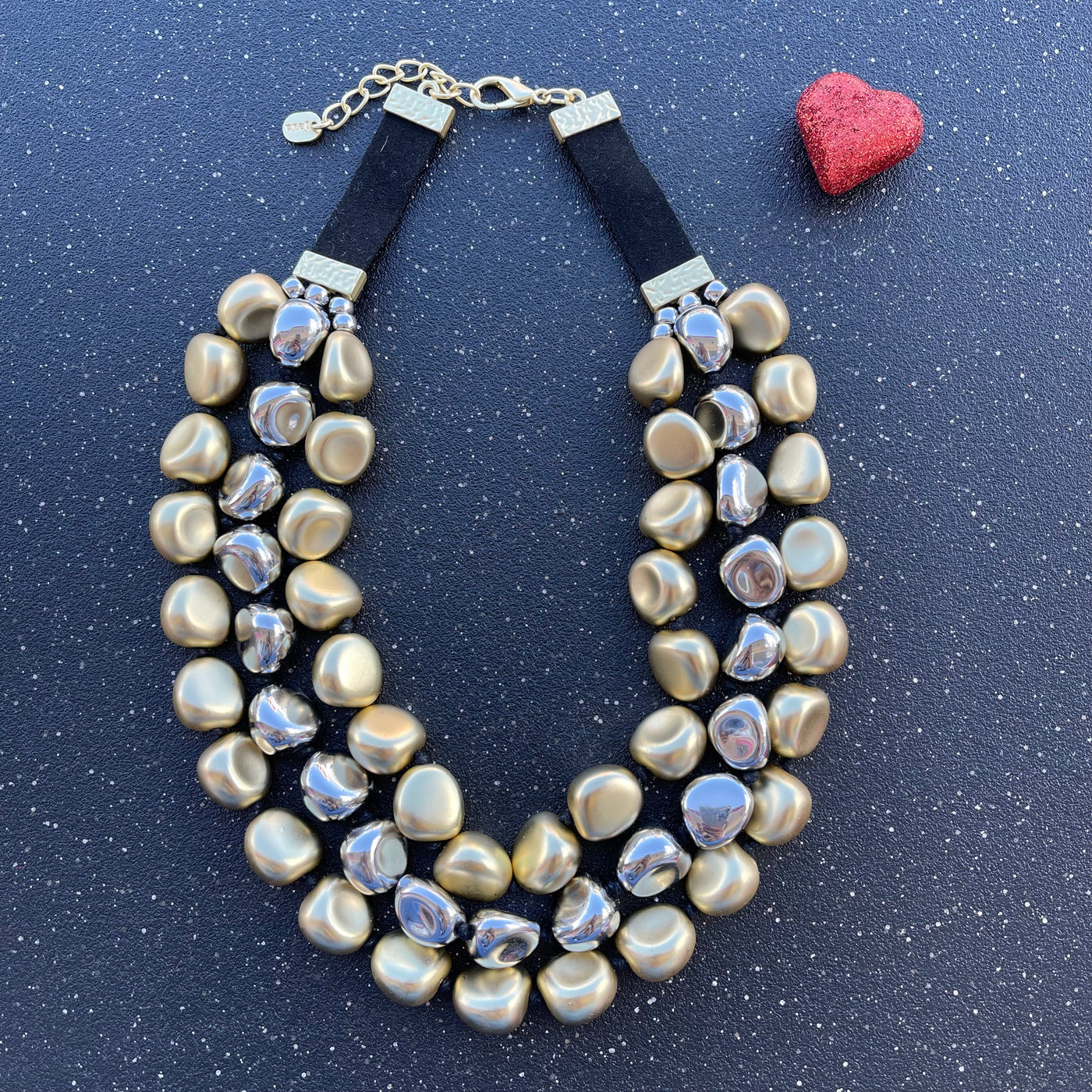 Multi Balls 2 Colors Turkish Necklace