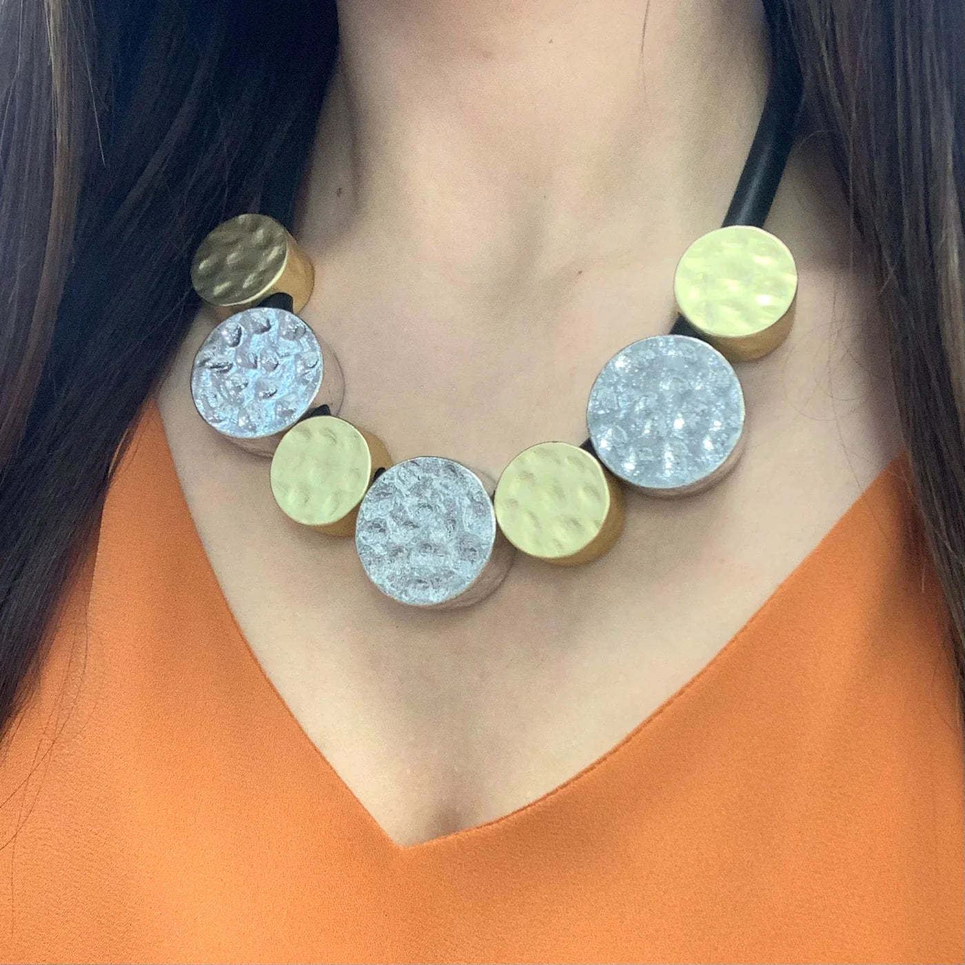 Two Color Round Turkish Necklace