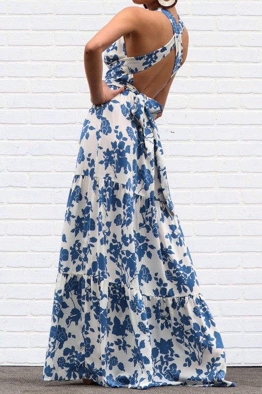 Floral Print Maxi Dress