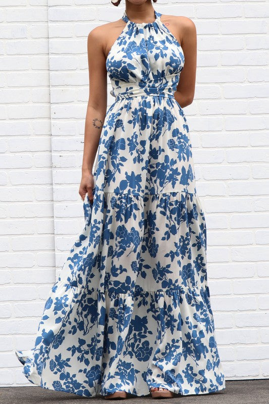 Floral Print Maxi Dress