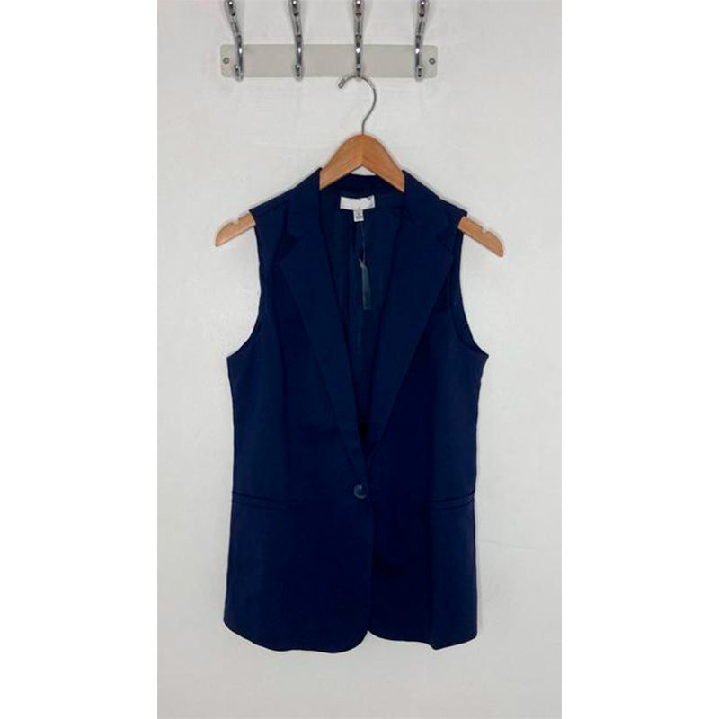 One Button Blazer Vest