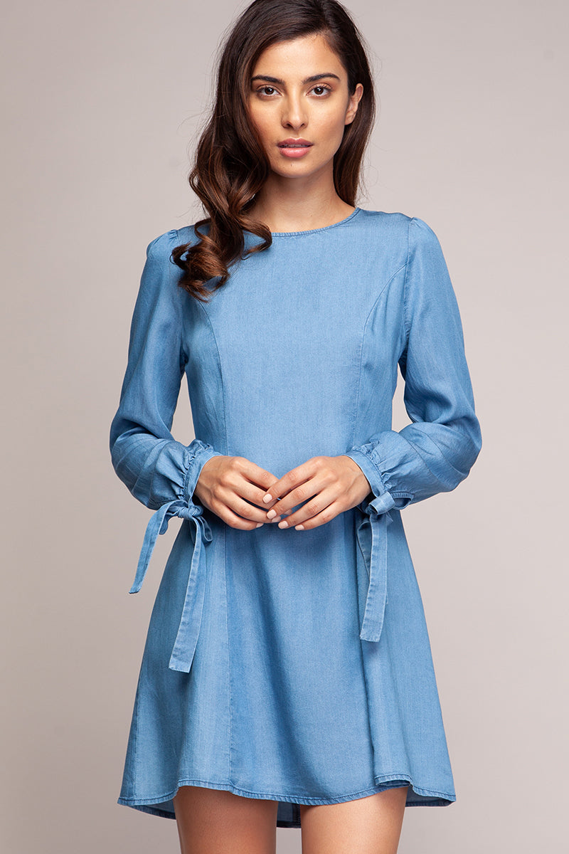Tie Sleeve Dress