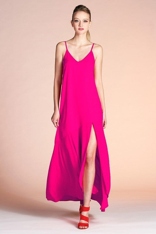Fuchsia Maxi Dress